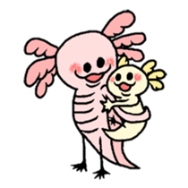 Mexico Salamander Love sticker #193886