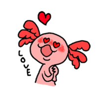 Mexico Salamander Love sticker #193904