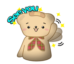 Hage Kuma Pururun (English Ver.) sticker #193918