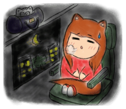 Manager Meow sticker #194180