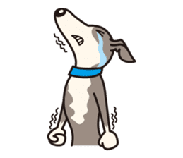 Dog Stamp vol.4 Italian Greyhound sticker #194697