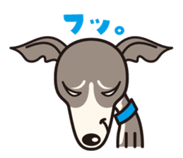 Dog Stamp vol.4 Italian Greyhound sticker #194702