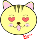 Kojiro of brown tabby sticker #195608