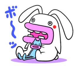 Lips cat&Lips rabbit sticker #196421