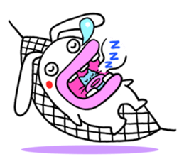 Lips cat&Lips rabbit sticker #196424