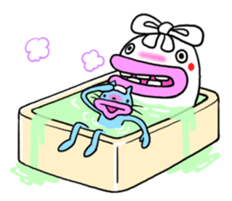 Lips cat&Lips rabbit sticker #196429