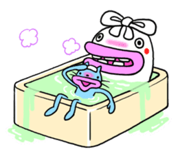 Lips cat&Lips rabbit sticker #196429