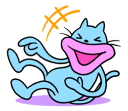 Lips cat&Lips rabbit sticker #196432