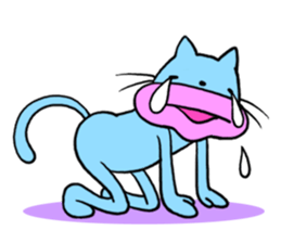 Lips cat&Lips rabbit sticker #196433