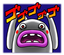 Lips cat&Lips rabbit sticker #196438