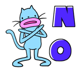 Lips cat&Lips rabbit sticker #196440