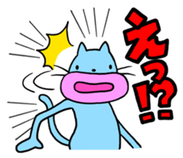 Lips cat&Lips rabbit sticker #196441