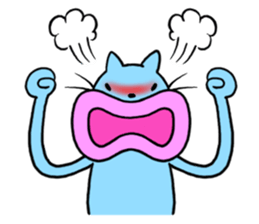 Lips cat&Lips rabbit sticker #196442