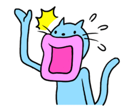 Lips cat&Lips rabbit sticker #196443