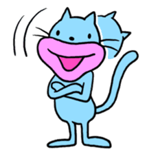 Lips cat&Lips rabbit sticker #196444