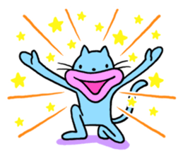 Lips cat&Lips rabbit sticker #196447