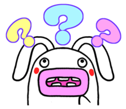 Lips cat&Lips rabbit sticker #196452