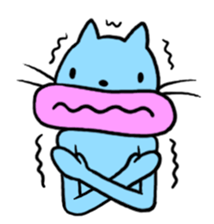 Lips cat&Lips rabbit sticker #196453