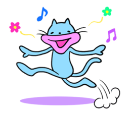 Lips cat&Lips rabbit sticker #196454