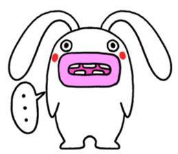 Lips cat&Lips rabbit sticker #196455