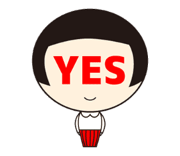 Kokeshi-Joshi sticker #196743