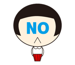 Kokeshi-Joshi sticker #196744