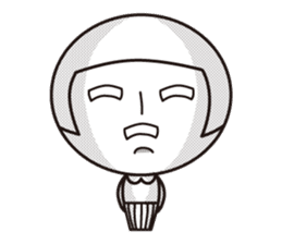 Kokeshi-Joshi sticker #196749