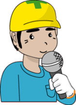 Yellow helmet sticker #196890