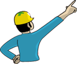 Yellow helmet sticker #196904