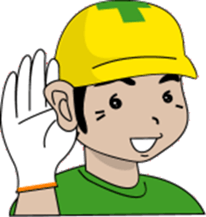 Yellow helmet sticker #196911