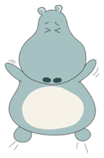 Big Blue The Hungry Hippo sticker #197154