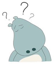 Big Blue The Hungry Hippo sticker #197159