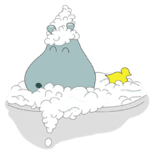 Big Blue The Hungry Hippo sticker #197162