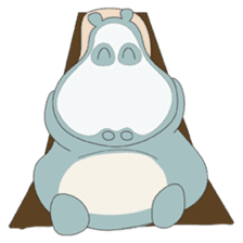 Big Blue The Hungry Hippo sticker #197165