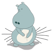 Big Blue The Hungry Hippo sticker #197166