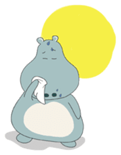 Big Blue The Hungry Hippo sticker #197169