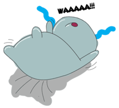 Big Blue The Hungry Hippo sticker #197175