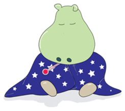 Big Blue The Hungry Hippo sticker #197176