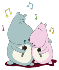 Big Blue The Hungry Hippo sticker #197186