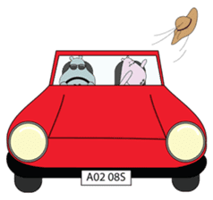 Big Blue The Hungry Hippo sticker #197190