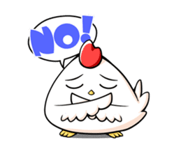 Miss Chicken sticker #197211