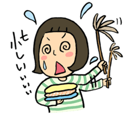 Tired mother's stamp sticker #197477