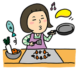 Tired mother's stamp sticker #197479