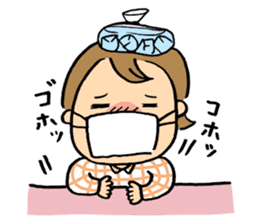 Tired mother's stamp sticker #197492