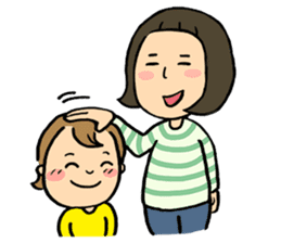 Tired mother's stamp sticker #197495