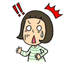 Tired mother's stamp sticker #197499