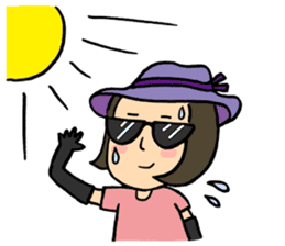 Tired mother's stamp sticker #197500