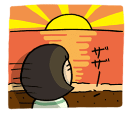 Tired mother's stamp sticker #197512