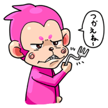 Mr. sharp tongue MONKEY sticker #197644