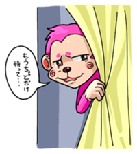 Mr. sharp tongue MONKEY sticker #197648